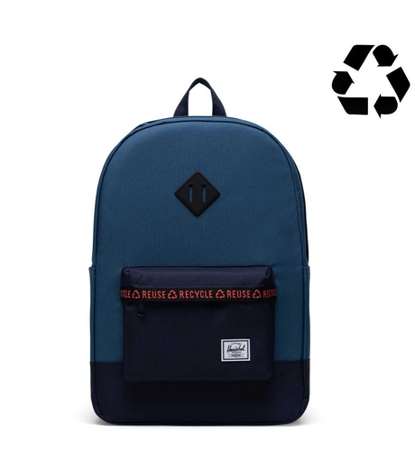 Herschel Eco Heritage Backpack (21.5L) - Ensign Blue/Peacoat