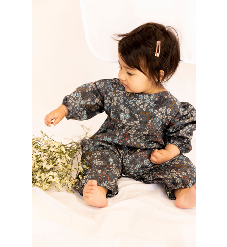 Alex & Ant Dora Playsuit - Blue Petite Floral