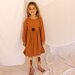 Alex & Ant Bear Dress - Copper