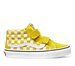 Vans Kids SK8-Mid Checkerboard - Blazing Yellow/True White