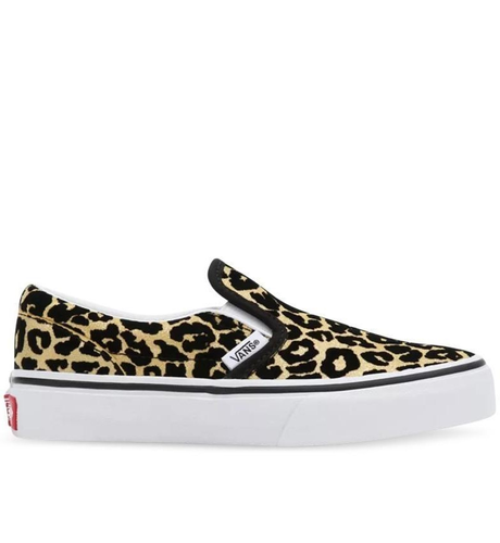 Leopard vans slip ons deals