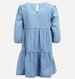 Eve Girl Raven Dress - Washed Denim