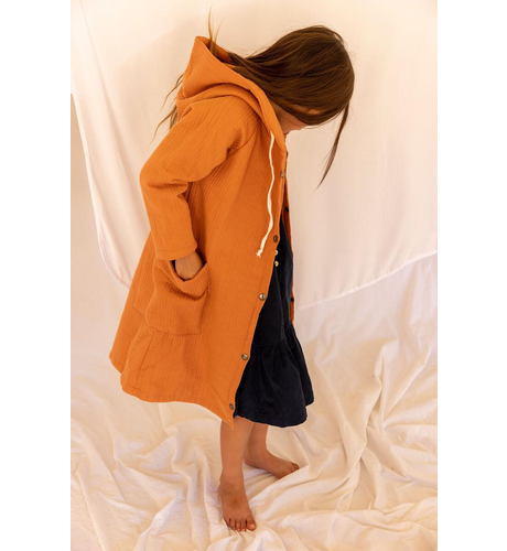 Alex & Ant Trench Coat Padded & Stitched - Copper