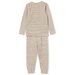 Milky Oatmeal Stripe PJ's