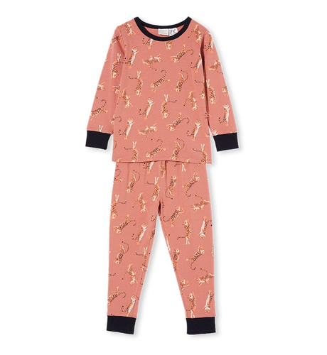Milky Dancing Tiger PJ's - Brick