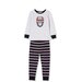 Milky Monkey PJ's - Midnight Blue / Silver Marle