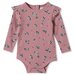 Milky Gardenia Rib Bubbysuit - Mulberry