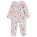 Milky Sunflower Zip Romper - Candy Pink