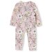 Milky Sunflower Zip Romper - Candy Pink