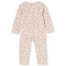 Milky Fleur Zip Romper - Scallop Shell