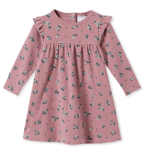 Milky Gardenia Dress - Mulberry