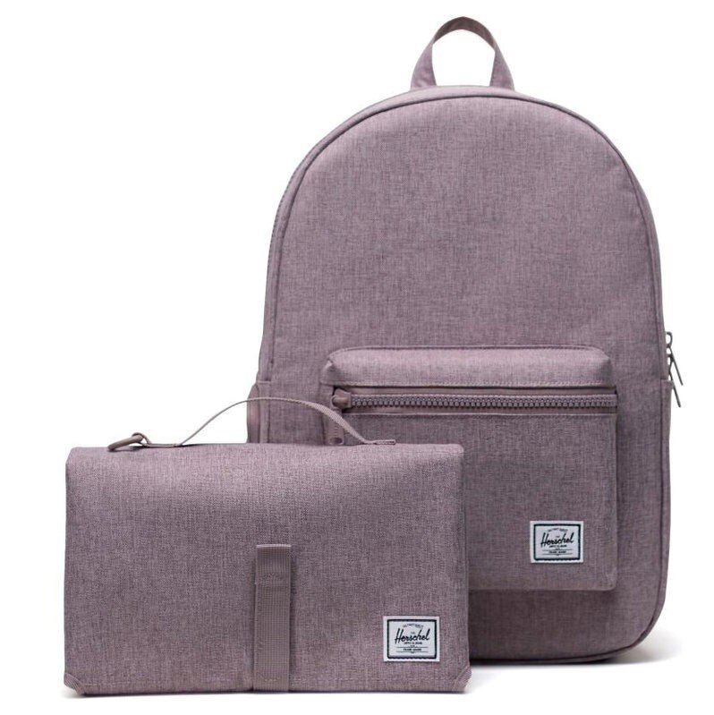 Herschel Settlement Sprout Change Backpack 26L Quail Crosshatch BABY ESSENTIALS Nappy Bags Kids Clothing NZ Shop Online Kid Republic Herschel