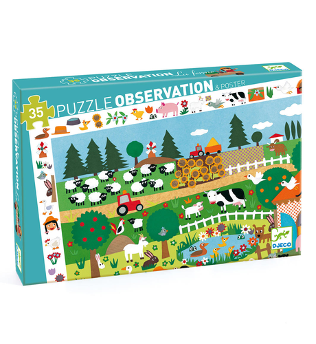 Djeco The Farm 35 pc Puzzle