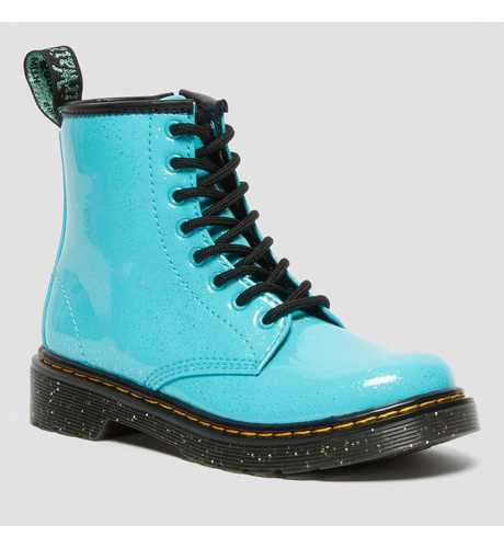 Dr Martens Junior 1460 Glitter Lace Boot -  Turquoise Blue