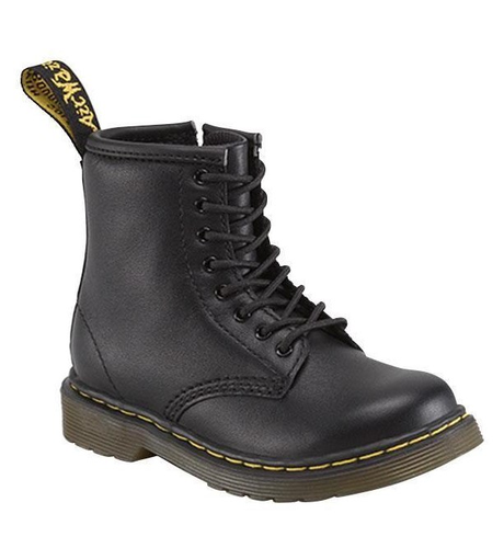 Dr Martens 1460 Toddler Lace Boot - Black Softy T