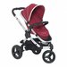 iCandy Peach 3 Wheel Jogger - Cranberry + FREE Carrycot