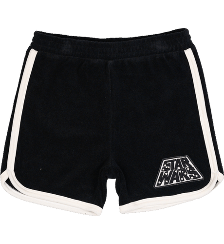 Rock Your Baby Black Star Wars Terry Shorts