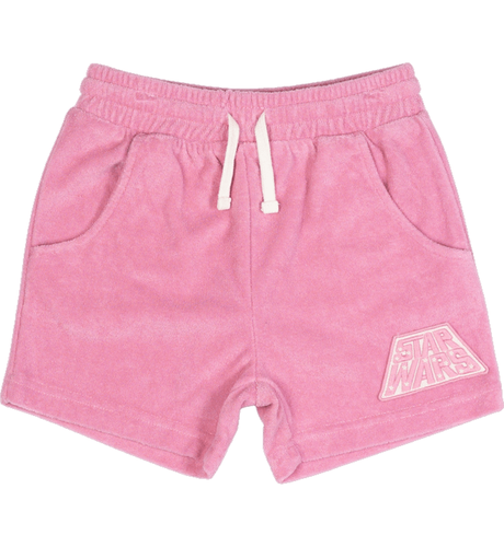 Rock Your Baby Pink Star Wars Terry Shorts