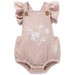 Aster & Oak Mauve Floral Playsuit - Burnished Lilac
