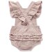 Aster & Oak Mauve Floral Playsuit - Burnished Lilac