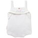Aster & Oak White Floral Knit Romper - White