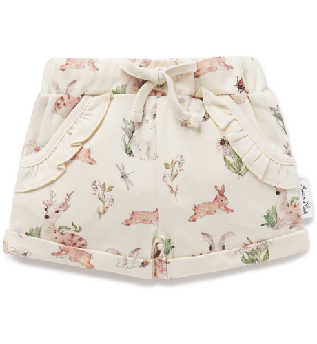 Aster & Oak Prairie Ruffle Shorts - Blush