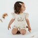 Aster & Oak Prairie Print Flutter Tee - Blush