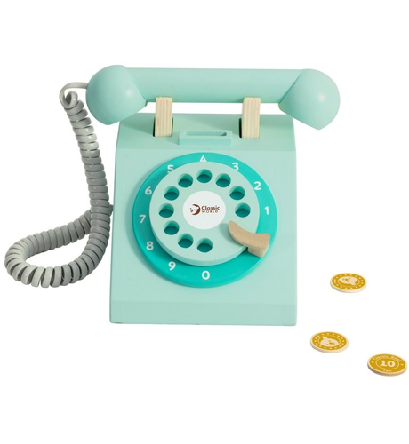 Retro Wooden Telephone