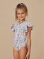 Huxbaby Rainbow Bear Frill Zip Swimsuit