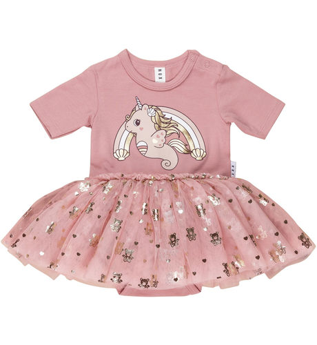 Huxbaby Rainbow Seacorn Ballet Onesie