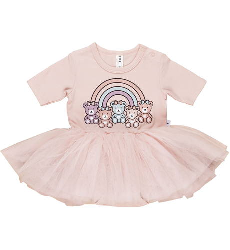 Huxbaby Rainbow Bears Ballet Onesie