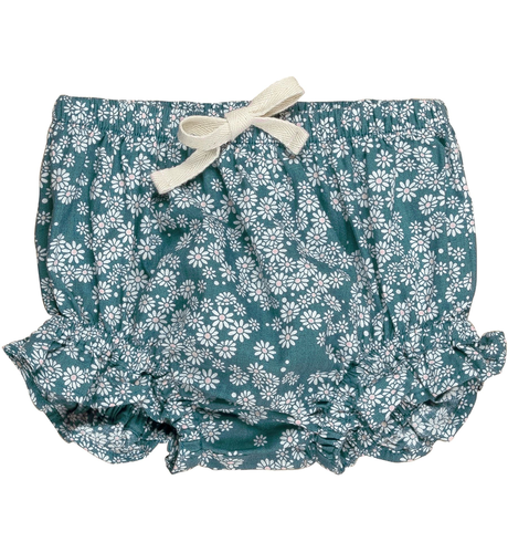 Huxbaby Teal Daisy Frill Bloomer