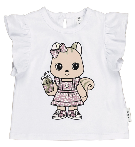 Huxbaby Cheery Chipmunk Frill T-Shirt