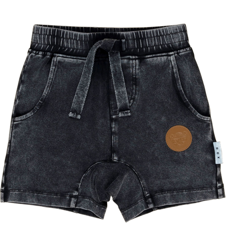 Huxbaby Vintage Black Jersey Slouch Short