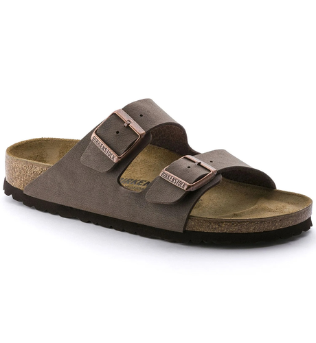 Birkenstock Arizona Birkibuc Mocha (Narrow Fit)