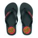 Santa Cruz Classic Dot Jandals - Black