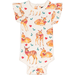 Rock Your Baby Fawn Frill Sleeve Bodysuit