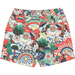 Rock Your Kid Peace Is The Word Lined Boardshorts