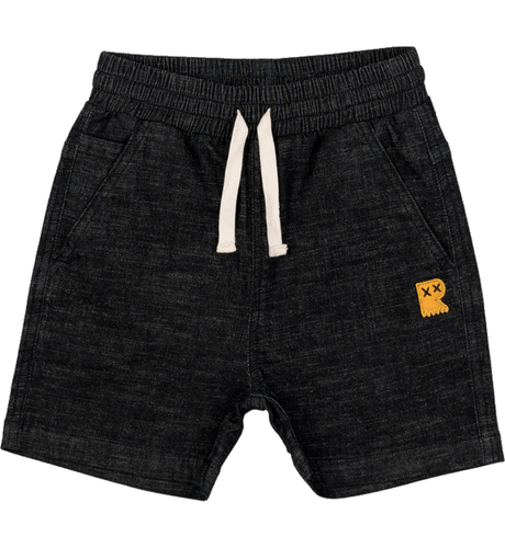 Rock Your Kid Black Denim Shorts