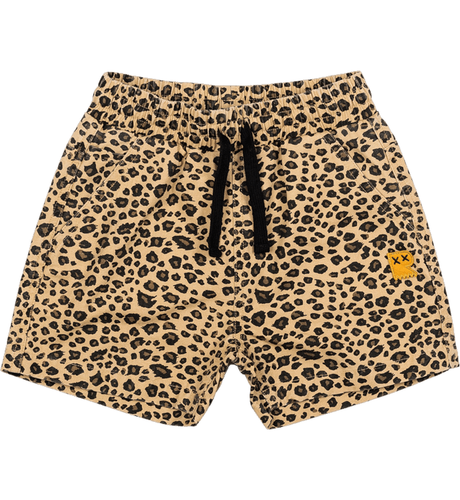 Rock Your Kid Sand Leopard Shorts