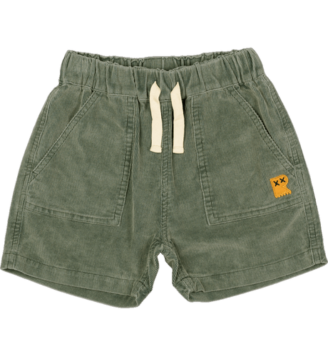 Rock Your Kid Green Washed Cord Shorts