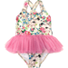 Rock Your Kid Unicorn Lullaby Tulle Lined Swim One-Piece