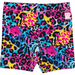 Rock Your Kid Blue Miami Leopard Bike Shorts