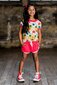 Rock Your Kid Coral Farrah Shorts