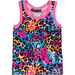 Rock Your Kid Blue Miami Leopard Singlet