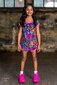 Rock Your Kid Blue Miami Leopard Romper