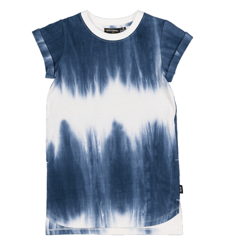 Rock Your Kid Navy Tie Dye Dress