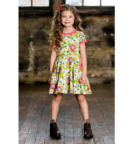 Rock Your Kid Dolly S/S Ringer Waisted Dress