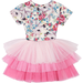 Rock Your Kid Unicorn Lullaby S/S Tiered Circus Dress
