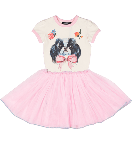 Rock Your Kid Puppy Love S/S Circus Dress